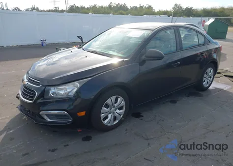 2015 Chevrolet Cruze Ls Auto из США, поврежденный, VIN 1G1PA5SH3F7102834